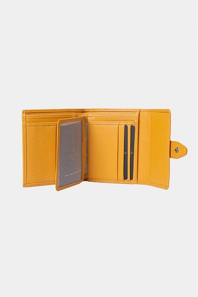 Grande Genuine Leather Women's Wallet Yellow 2633