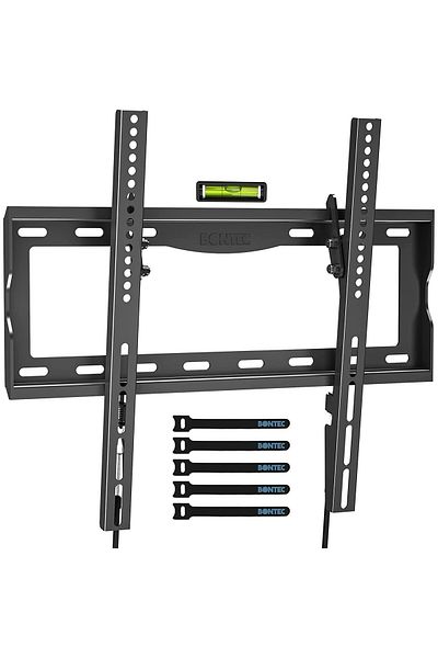 BONTEC TV wall mount, Bontec, 26-65 inch (66-165cm), adjustable, steel, 55kg max, black