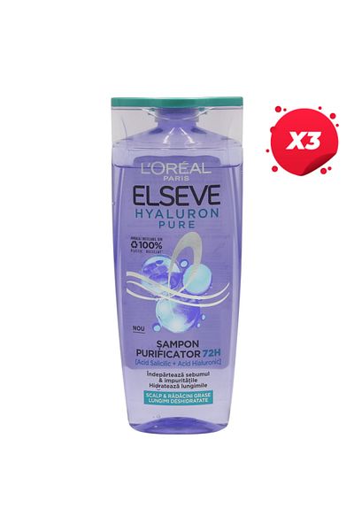 L'oreal X3 - ELSEVE SHAMPOO 250ML HYALURON PURE