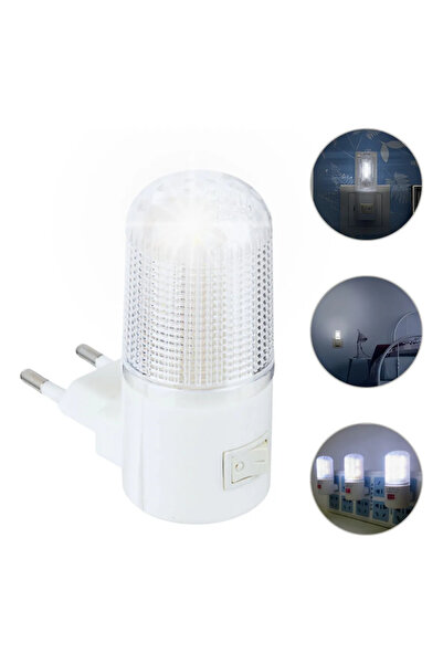 Genel Markalar Yüksek Kaliteli 0.5 Watt Açma/kapama Tuşlu Led Gece Lambası
