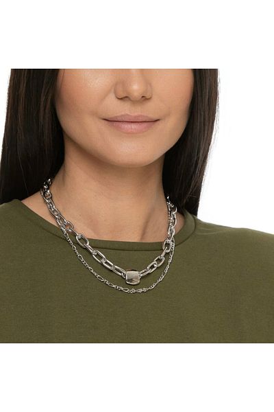 ElectraStore Double Rock Necklace