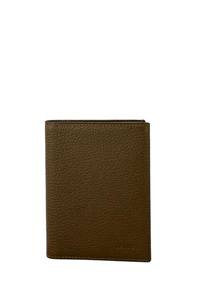 Grande Genuine Leather Passport Holder Wallet Tan 753