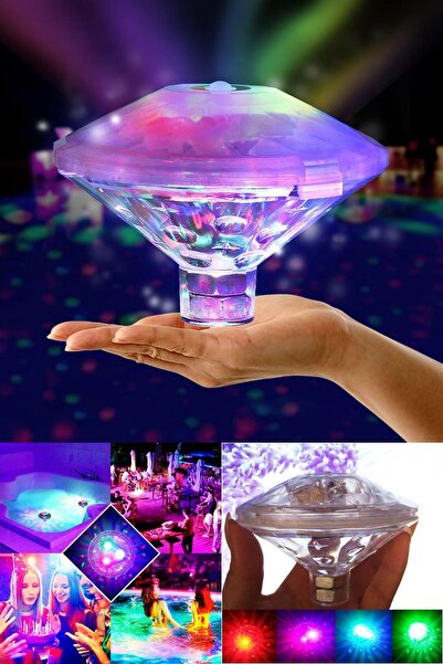 Yu Su Tools Parti Moduna Geç! Su Üstünde Yüzen RGB Işıklı LED Disk – Havuz, Spa, Süs Havuzu ve Eğlenceler İçin
