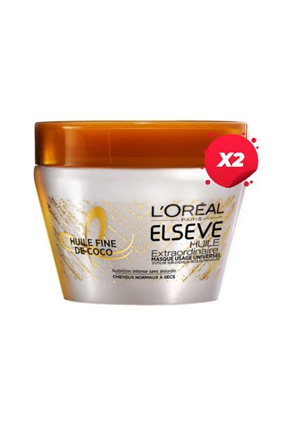 L'oreal X2 - LOREAL ELSEVE HAIR MASK 300ML EXTRAORDINARY COCONUT OIL