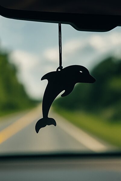 sawas dekor قطع الليزر " 🐬 ” زخرفة مرآة الرؤية الخلفية للسيارة دولفين