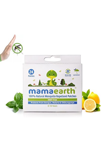 Mamaearth لصقات طاردة للبعوض طبيعية للرضع والأطفال، خالية من مادة DEET، 100% ...