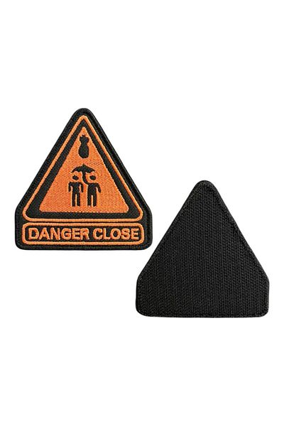 Ex Patch Danger Close Patch Peç - 8x8 cm