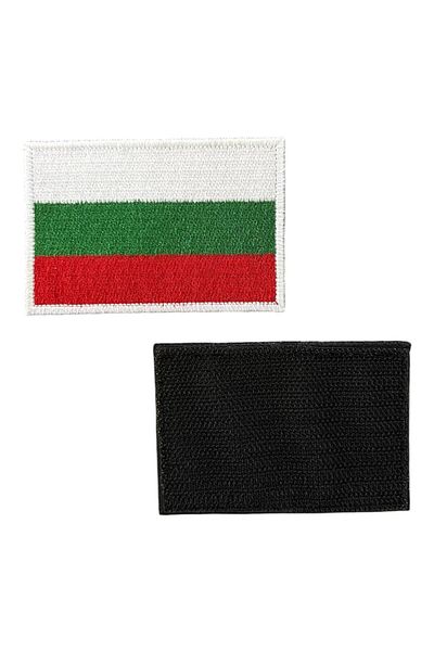 Ex Patch Patch de broderie cu steagul Bulgariei - 8x5 cm
