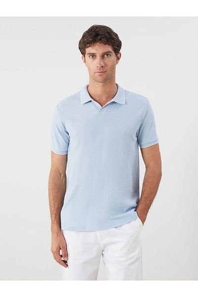 LC Waikiki Νέα σεζόν Polo Collar Short Sleeve Ανδρικό Tisort - S57195Z8