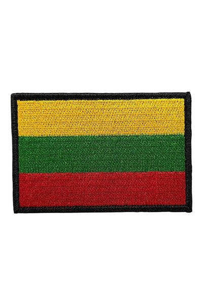 Ex Patch Patch broderie steagul Lituaniei - 8x5 cm
