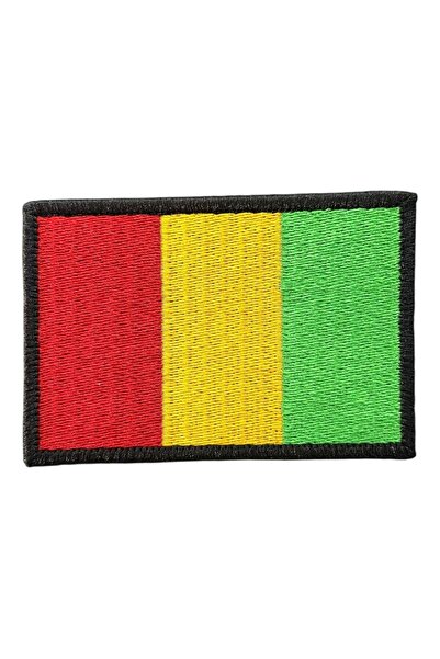 Ex Patch رقعة مطرزة بعلم غينيا - 8x5 سم