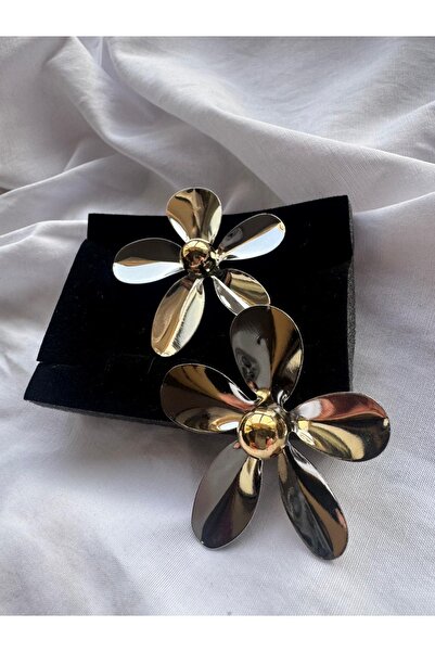 RİSE Silver Flower Earrings