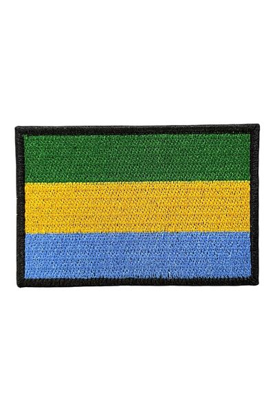 Ex Patch Patch broderie steagul Gabonului - 8x5 cm