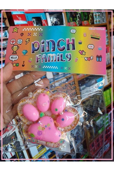OYUNCAKSAHİLİ Fufu Squishy Kedi Patisi 9.5x9.5cm Büyük Ölçek Sukuşi Oyuncak P...
