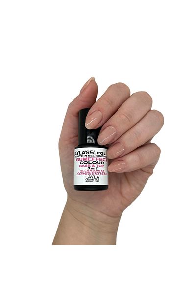 Layla Cosmetics Gumeffect Colour N.4 Cover - Oja Semipermanenta Rubber