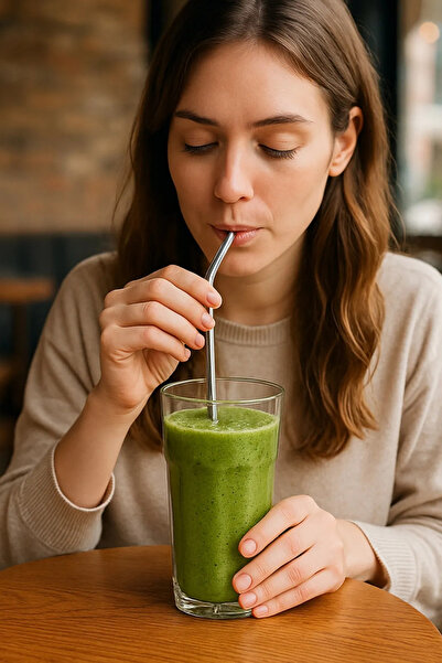 poswicon 5 Pieces Metal Pipette Set Stainless Steel Pipette and Stick Pipette Cleaning Brush