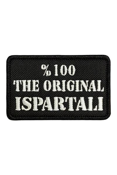 Ex Patch Patch-ul original de broderie scris Ispartalı - 8x5 cm