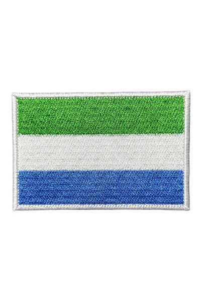 Ex Patch Patch broderie steagul Sierra Leone - 8x5 cm