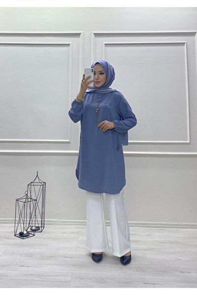 moda acar Ayrobin Fabric Tunic