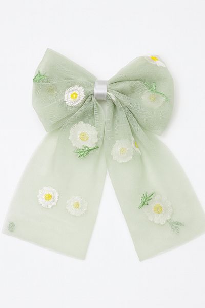 MakeWell Bow Design Lace Daisy Design Clip Hairpins