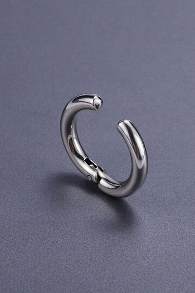 Lynare Non Perforated Trend Steel Unisex Fake Lip Nose Ear Cartilage Septum Ring Earring Ear Cuff 1 Pc.