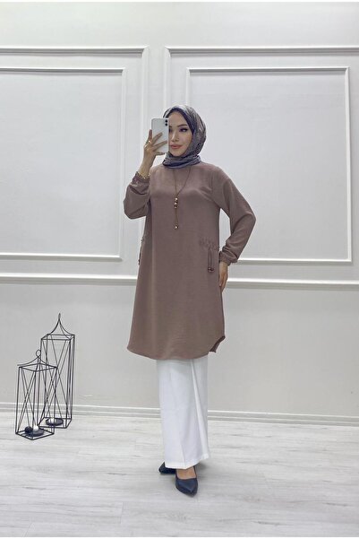 moda acar Ayrobin fabric tunic