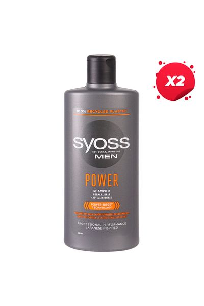 Syoss X2 - SAMPON 440M MEN POWER BOOST TECHNOLOGY
