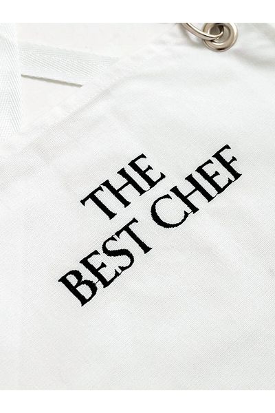 LC Waikiki Lcw Home Black Slogan Printed Gabardine Kitchen Apron as
