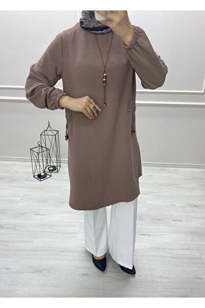 moda acar Ayrobin fabric tunic