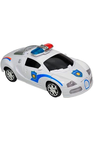 STOREMAX Ntwork Transforming Police Car with Light, Sound and Sensor Art 1087243