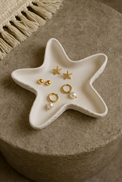 BGV HOME Starfish Shaped Decorative Plate