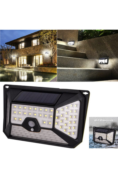 nelerbulurum GÜNEŞ ENERJİLİ SU GEÇİRMEZ 3 MODLU 66 LEDLİ SENSÖRLÜ BAĞ BAHÇE M...