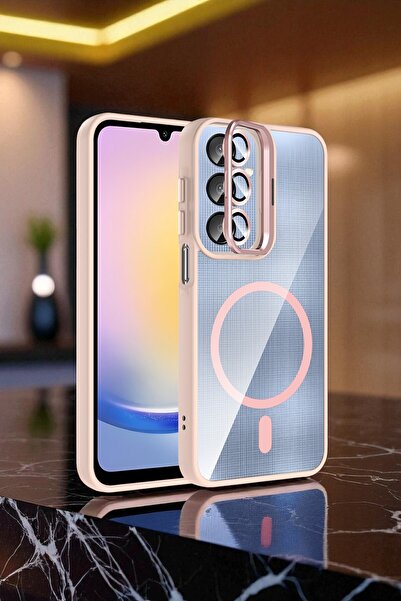 Hatreds Galaxy A26 Kılıf Standlı ve Kamera Lens Hediyeli M-Safe Şarj Özellikl...