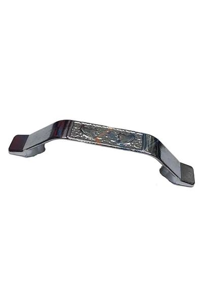 MR RZN STORE Decorative Zamak Handle Internal - 64mm, Nickel, 1 Piece