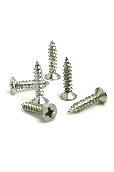 NEZADE STORE Clip, Hinge, Foot, Wood, Chipboard Screw 3x13 Mm - Nickel 1000 Pieces