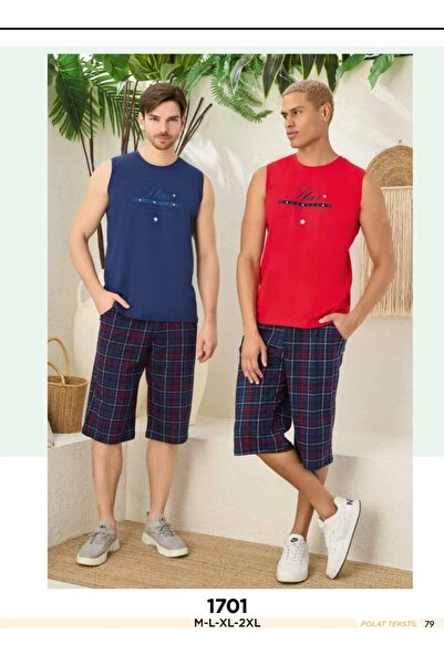 NightLove بدلة منقوشة بأكمام قصيرة