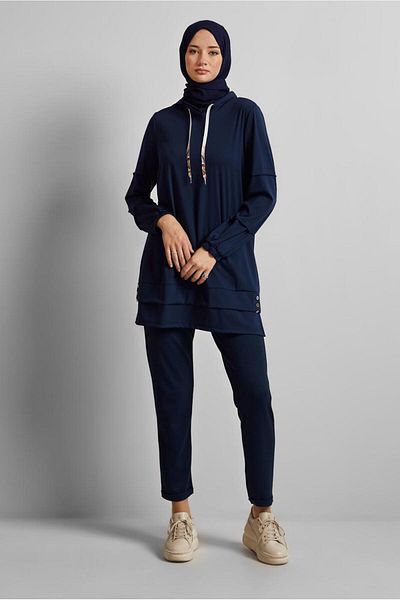 Alvina Hooded Tracksuit Tunic 45471
