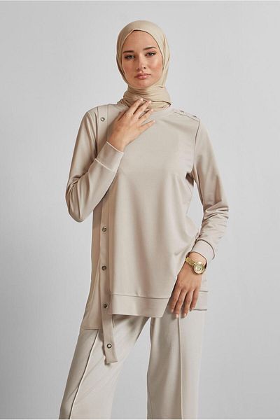 Alvina Eyelet Detail Tracksuit Tunic 45701