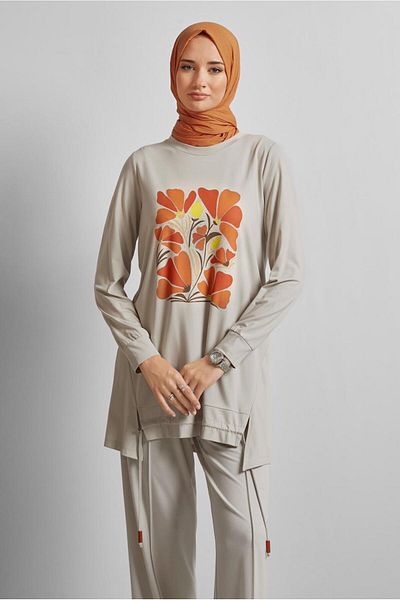 Alvina Printed Tracksuit Tunic 45548