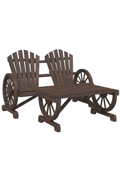 vidaxl 4 Piece Garden Lounge Set Solid Wood Fir
