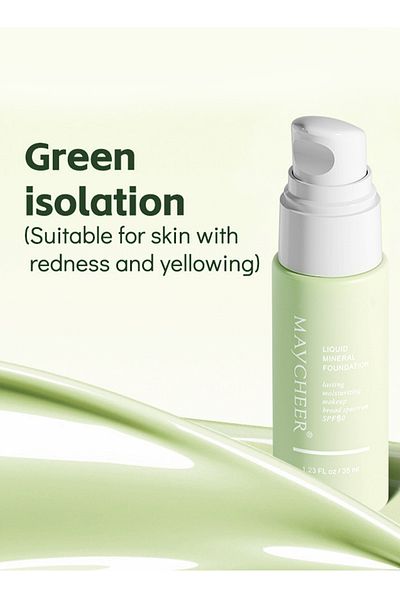 Maycheer Whitening Isolation Cream, Color Corrector with SPF30, Waterproof Makeup Primer for Women, 35ml