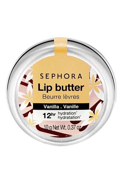 SEPHORA COLLECTION Lip Butters & Scrub Vanilla – 12-Hour Lip Moisturizing & Care Treatment 10g