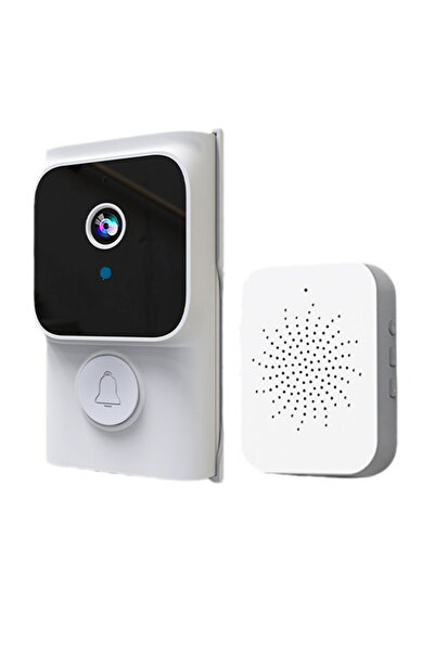 sharpdo جرس باب ذكي عالي الدقة مزود بخاصية واي فاي، يدعم التحكم عن بعد بالهاتف المحمول، ونظام اتصال داخلي صوتي