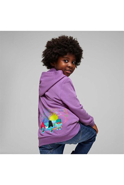 Puma x TROLLS Çocuk Kapüşonlu SWEATSHIRT