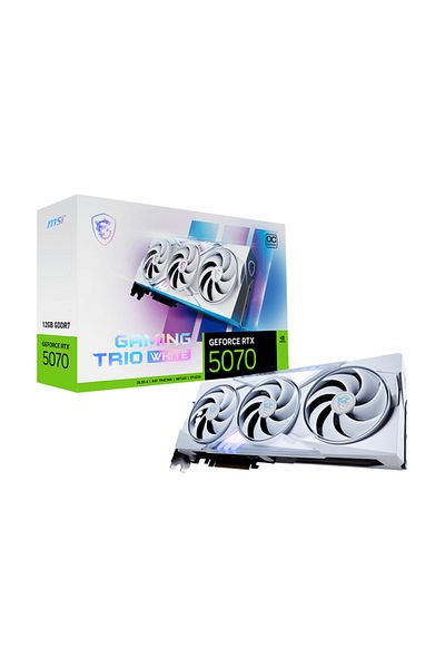 ARMSİLVER Placă Video MSI RTX 5070 12G GAMING TRIO OC White