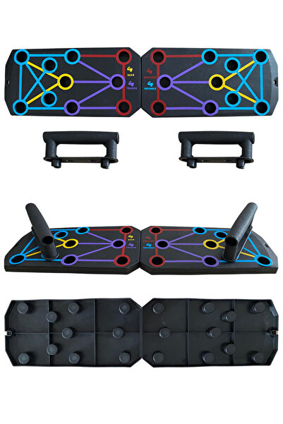 Folveit Şınav Tahtası Çalışma Platformu Aleti Barları Fitness Spor Push-up Ko...