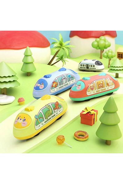 rexa Children's Inertia Sliding Toy Car – Subway-Themed Vehicle Play Fun