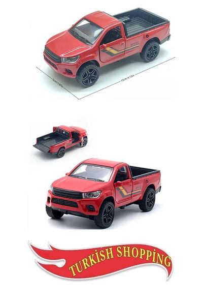 shop 1:36 Scale Diecast Off-Road Pickup Truck Pull Drop Three Doors Open