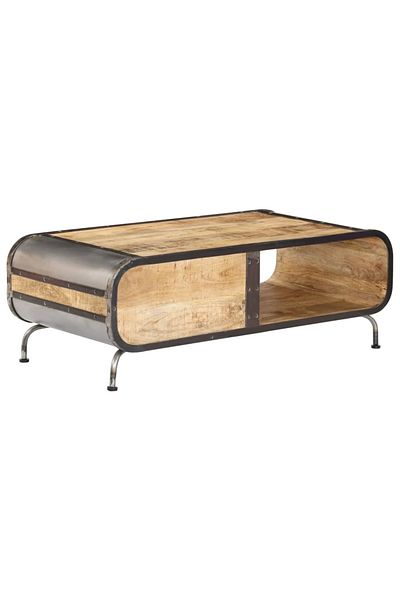 vidaxl Coffee Table 100x50x35 cm Solid Mango Wood