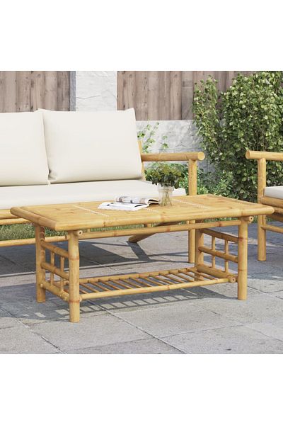 vidaxl Coffee Table 110x55x45 cm Bamboo